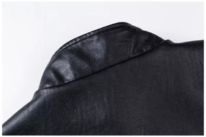 Veste en cuir vintage décontractée personnalisée pour homme, tenue pour la saison froide, veste de motard tendance par MIANBRO ENTERPRISES - Product Image 4