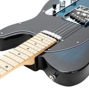 Chitarra Elettrica GTL con Tastiera in Acero e Pickup SS, Opzione Colore Blu - Product Image 5