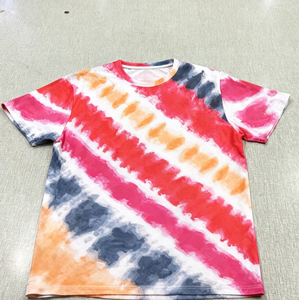 Ropa de Moda Masculina, Camiseta de Cuello Redondo de Algodón 100% de Alta Calidad, Estilo Oversize, Tie Dye, para Hombre, Venta al Por Mayor, Estilo Urbano - Product Image 4