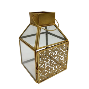 Farol de Hierro Negro Minimalista Moderno, Portavelas Colgante Resistente, Faroles Decorativos de Metal para Centros de Mesa de Boda - Product Image 5