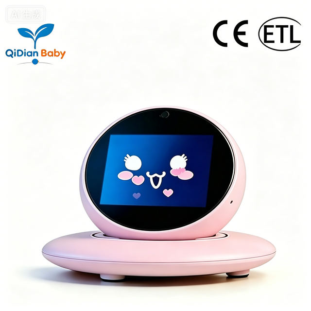 Customizable Educational AI Robot Companion with Voice Cloning & Character DIY Function 360 Rotation Touch Sensing Interaction