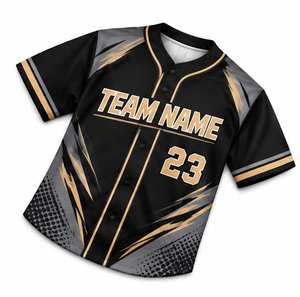 Vente en gros de maillots de baseball américains personnalisés de style Los Angeles, respirants, en polyester, à manches courtes, avec broderie, uniforme de baseball - Product Image 5