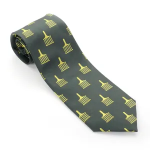 Corbata Masónica 2026 Nueva de Alta Calidad, 100% Seda Tejida, Caballeros Templarios, Personalizada, para Hombre - Product Image 1