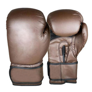Gants de boxe en cuir blancs confortables, prix de gros, service OEM, meilleur matériau sportif souple, caractéristique imperméable. - Product Image 1