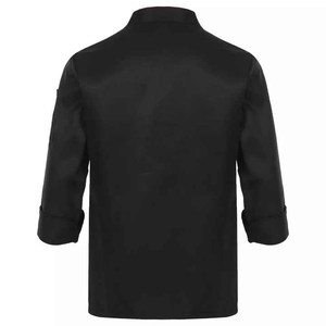 เสื้อเชฟแขนยาวแบบกระดุมสองแถว พรีเมียม สำหรับร้านอาหารและบาร์ ชุดยูนิฟอร์มครัว ขายส่งจำนวนมาก ราคาขายส่งสำหรับส่งออก - Product Image 2
