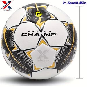 Ballon de football en PVC durable de taille officielle 3 pour adultes unisexes, entraînement professionnel, design de logo personnalisé, OEM TATA PAK INDUSTRIES - Product Image 3