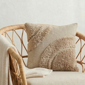 Square Tufted Cushion Handmade Cotton Luxury <b>Pillow</b> Cover Premium Tufting for <b>Sofa</b> or Bed Decorative Throw <b>Pillow</b> - Product Image 4