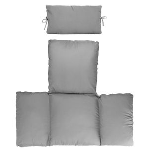 Coussin épais et doux pour chaise suspendue d'extérieur avec appui-tête - Product Image 4
