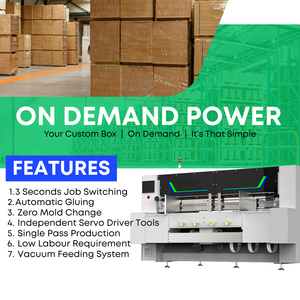 Machine <span class=keywords><strong>de</strong></span> fabrication <span class=keywords><strong>de</strong></span> boîtes en carton ondulé entièrement automatique <span class=keywords><strong>de</strong></span> haute qualité PS-1800PRO, contrôlée par PLC numérique - Product Image 2