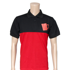เสื้อโปโลผู้ชายสีพื้นแบบทอ มีกระเป๋า ดีไซน์ทรงปกติ - Product Image 3