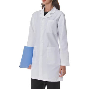 Blouses de laboratoire blanches Saint Style en gros, fines, pour hommes et femmes, uniformes d'hôpital pour médecins, infirmières, pharmaciens, à manches longues - Product Image 4