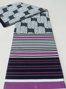 Tela de Algodón Ankara con Estampado Africano de Alta Calidad para Ropa de Moda, Prendas Elegantes y Confección Personalizada - Product Image 5