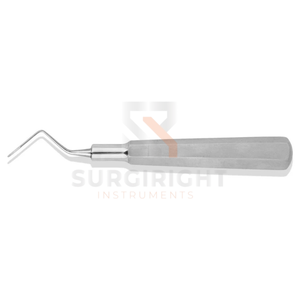Elevador de punta de raíz Davis izquierdo, de acero inoxidable alemán, instrumento dental de extracción reutilizable, CE, manual, para uso hospitalario, quirúrgico, color rosa. - Product Image 4