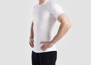 Camiseta de Compresión de Manga Corta, Secado Rápido, para Entrenamiento, Deportes, Gimnasio, Ejercicio, Camiseta Deportiva - Product Image 3