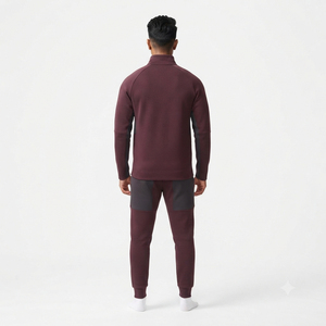 Casual Fit Ideal For Fitness Workout <b>Running</b> <b>Men</b> Tracksuit Comfortable Lightweight Training Jacket <b>Pants</b> Set Soft Sportswear - Product Image 4