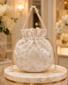 Bolsos Potli Bordados con Cuentas al por Mayor para Mujer, con Diseño Étnico Hecho a Mano, para Boutiques, Recuerdos de Boda, Regalos de Agradecimiento - Product Image 3