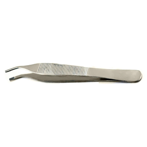 Pinzas de disección Adson Brown forjadas en Alemania, 6 cm, 1x2 dientes, acero, kit de cirugía manual, certificado CE/ISO, 5 años de garantía por Grip Surgical - Product Image 2