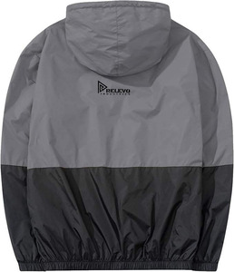 Unisex Winter Casual <b>Lightweight</b> And Comforetable Windbreaker <b>Jacket</b> Outdoor Hooded Solid Pattern Breathable Reversible - Product Image 3