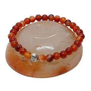 High quality Red Carnelian Crystal Gemstone Buddha Bead Bracelet Fashion Charm Jewelry for Men Women for Energy Meditation - Product Image 4