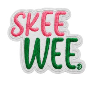 Patch en tissu chenille rose et vert avec lettres, brodé, magnétique, pour vêtements, badges décoratifs, appliques pour vestes, sweats à capuche, chemises, mode - Product Image 5