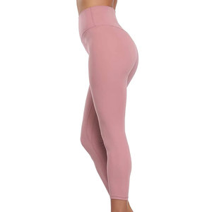Leggings de Cintura Alta para Mujer, Diseño Personalizado, Sólidos, de Alta Calidad, Transpirables, de Secado Rápido, Largos, de Spandex/Poliéster, para Fitness y Yoga - Product Image 3