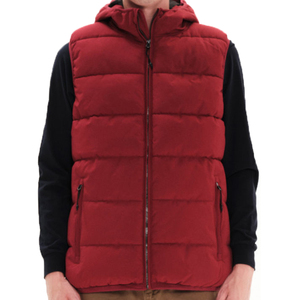 เสื้อกั๊กผ้าแคนวาสบุใยสังเคราะห์สำหรับผู้ชาย สีพื้น ระบายอากาศได้ดี ซิปหนา ราคาส่ง - Product Image 1