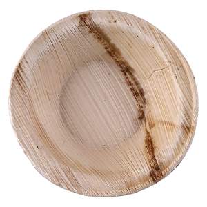 Assiettes en feuilles de palmier d'arec compostables de qualité supérieure avec vaisselle jetable durable pour les mariages, les événements d'entreprise et les restaurants - Product Image 1