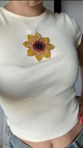Top de Tirantes con Bordado de Cuentas Hecho a Mano para Mujer, con Bordado Sofisticado y Diseño Contemporáneo Elegante - Product Image 2