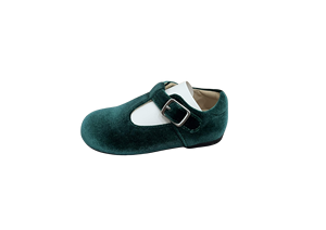 Zapatos Planos de Terciopelo para Niñas, Estilo Mary Jane, Color Sólido, con Hebilla y Correa, Casuales, con Soporte de Arco, Suela Antideslizante, Forro Ligero de Algodón - Product Image 5