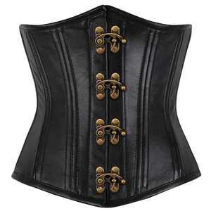 High Quality <b>Corset</b> with New Design Breathable Genuine Leather and Canvas Body Shaping Best Seller for Women Made in Pakistan - Product Image 1