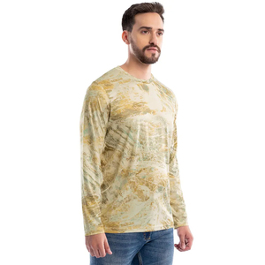 Camisa de Pesca de Manga Larga para Hombre, Estampado de Camuflaje, Protección UPF 50 Anti-UV, Ropa de Exterior con Estampado por Sublimación - Product Image 6