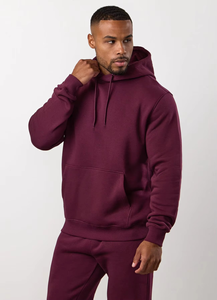 Sweat à capuche ample en molleton pour homme, style streetwear, en polyester/coton écologique, idéal pour la gym et l'automne - Product Image 3