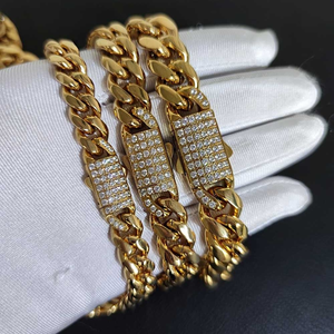 Luxury Moissanite Diamond Cuban Link <b>Bracelet</b> White Gold Finish Hip Hop Statement Jewelry Gift - Product Image 6