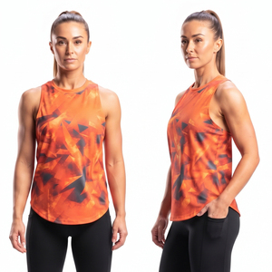 Ladies Lightweight Gym Workout Tank Top Summer Style Quick Dry <b>Singlet</b> Top 100% Cotton Knitted Fitness Wear Ladies Sleeveless To - Product Image 4