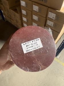 Disque de ponçage en oxyde d'aluminium haute performance, grain personnalisé pour applications sur bois et métal - Product Image 4