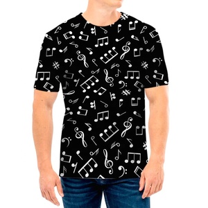 Men's Black <b>White</b> Checkered Digital Print T Shirt O Neck Short Sleeve Regular Fit Casual Streetwear Polyester <b>Tee</b> - Product Image 3