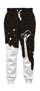 Conjunto deportivo informal unisex con sudadera con capucha y pantalones, con estampado por sublimación y diseño de pintura para hombre - Product Image 3