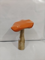 Décoration en résine époxy en forme de champignon, design côtier, à poser au sol