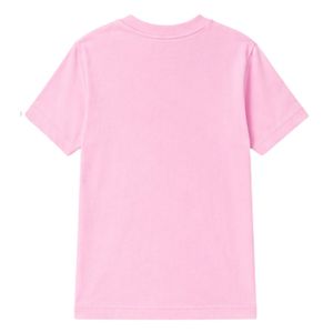 Camiseta Rosa de Manga Corta para Jóvenes, Cuello Redondo, Informal, para Uso Diario, Escolar, Deportivo, Estilo Urbano, Ropa Cómoda - Product Image 2