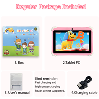 Tablette PC 7 pouces en gros pour enfants, batterie 3000 mAh, résolution 1024x600, processeur MTK Quad Core, prix compétitif