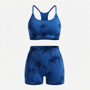 Ensemble de yoga pour femmes avec soutien-gorge et leggings, design frais et personnalisé, vêtements de sport pour la gym, la remise en forme et les exercices - Product Image 1
