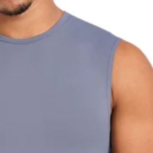 <b>Men</b>’s Sleeveless Gym Tank Top Lightweight Breathable Sports Shirt Cotton Casual <b>Vest</b> Summer Workout <b>Running</b> Fitness Clothing - Product Image 5