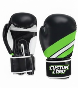 Custom Logo Professional MMA Training <b>Gloves</b> Full Finger Laced PU Leather <b>Moisture</b> Wicking High Quality Customizable Custom - Product Image 1