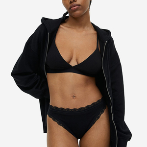 Precio de Fábrica: Bragas de Seda Sin Costuras para Mujer, Lencería de Encaje, Cintura Baja, Elásticas, Transpirables, Lavables a Máquina, Paquete de 6 - Product Image 1