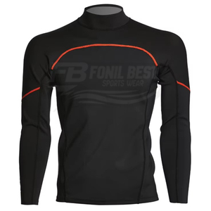 Camiseta de Protección Solar Personalizada para Hombre, Protección UV, Secado Rápido, Ligera, Flexible, Suave, Spandex/Poliéster, Manga Larga, Deportes Acuáticos, Surf - Product Image 6