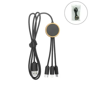 100 cm 3-in-1 Multi-Charging <b>Cable</b> with Light-Up Logo Product Category Connectors - Product Image 1