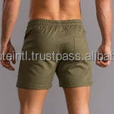 กางเกงขาสั้นตาข่ายแบบลำลองกลางเอว100% โพลีเอสเตอร์ปิดด้วยเชือกรูดมีบริการ OEM - Product Image 6