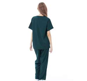 Uniforme Médico Personalizado de Alta Calidad, Chaqueta Antiarrugas para Hospital, Uniformes de Enfermería Elásticos, Estilo Scrub - Product Image 6