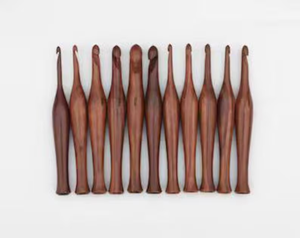 เข็มโครเชต์ไม้พะยูงทำมือ |   เข็มโครเชต์แบบเรียบเนียน - Product Image 2