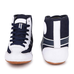 Chaussures de boxe et de lutte professionnelles respirantes et antidérapantes pour hommes, été et hiver, logo personnalisé imprimé et brodé, vente en gros - Product Image 4